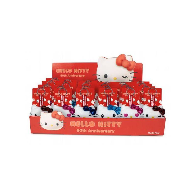 Pack De 24 Unidades - Llavero Peluche Hello Kitty 7cm Surtido