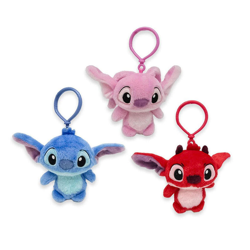 Pack De 24 Unidades - Llavero Peluche Stitch Disney Surtido
