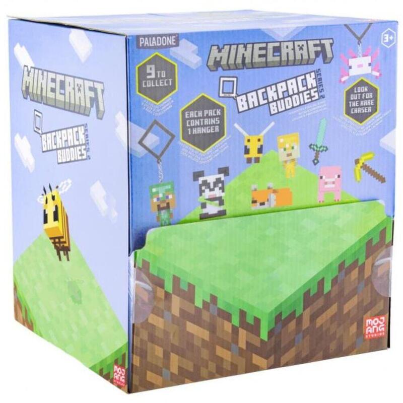 Pack De 24 Unidades - Mistery Backpack Buddies Series 2 Minecraft Surtido