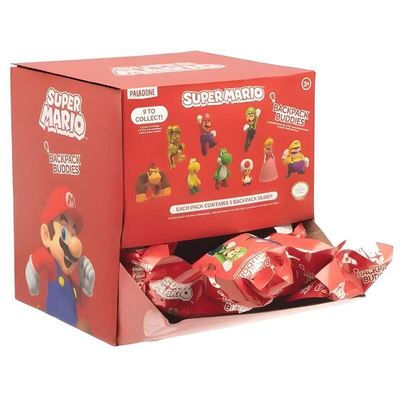 Pack De 24 Unidades - Mistery Backpack Buddies Super Mario Surtido