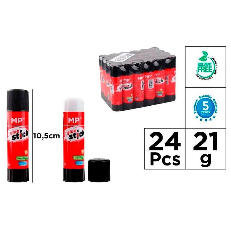 Pack De 24 Unidades - Pegamento En Barra Sin Disolventes 21 G