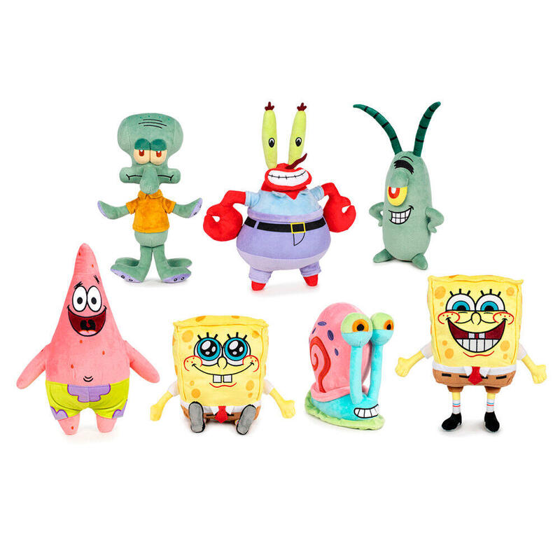 Pack De 24 Unidades - Peluche Bob Esponja 30cm Surtido