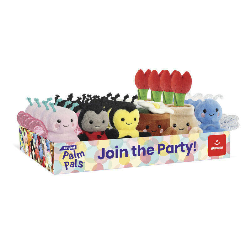 Pack De 24 Unidades - Peluche Jardin Palm Pals 13cm Surtido
