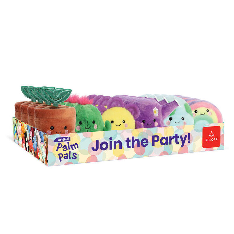 Pack De 24 Unidades - Peluche Tierra Palm Pals 13cm Surtido