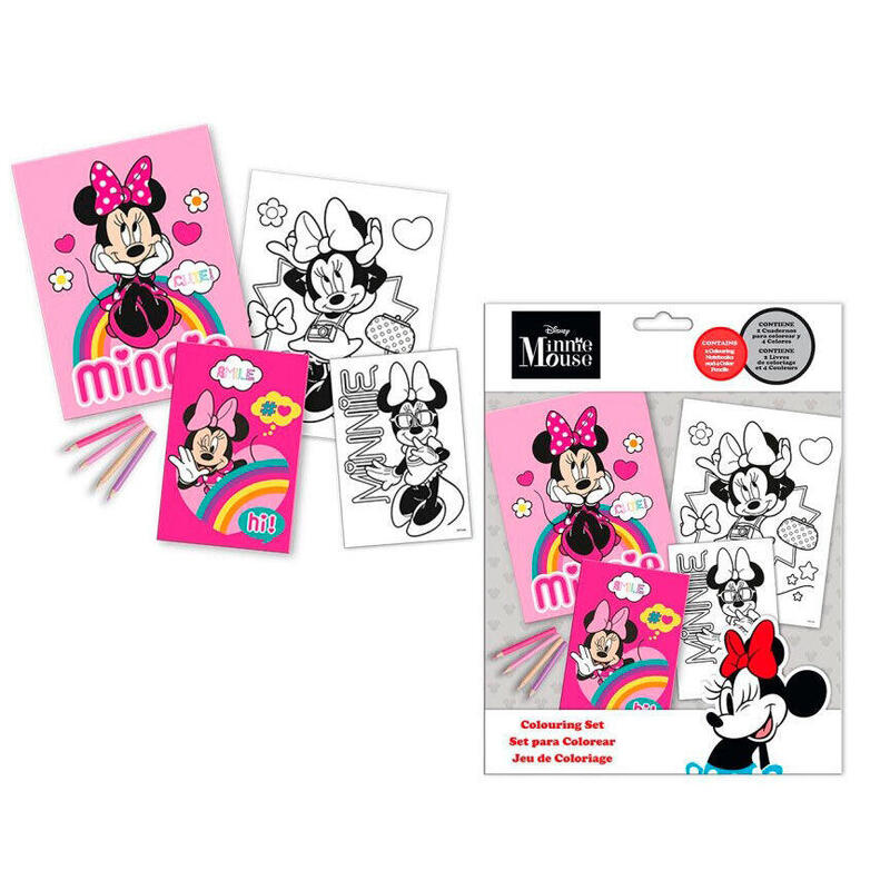 Pack De 24 Unidades - Set Colorear + Pegatinas Minnie Disney