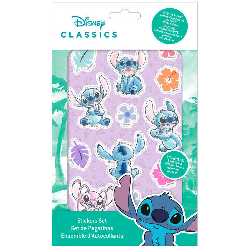 Pack De 24 Unidades - Set Pegatinas Stitch Disney