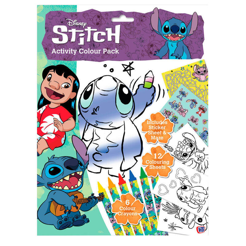 Pack De 24 Unidades - Sobre De Actividades Stitch Disney