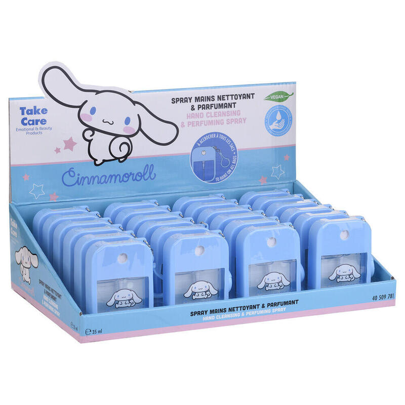 Pack De 24 Unidades - Spray Desinfectante Manos Cinnamoroll Hello Kitty