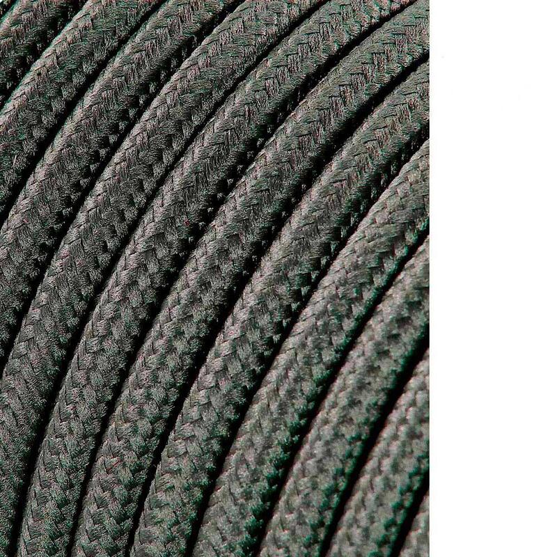 Pack De 25 Unidades - Cable Cordon Tubulaire 2x0,75mm C63 Gris Oscuro 25m