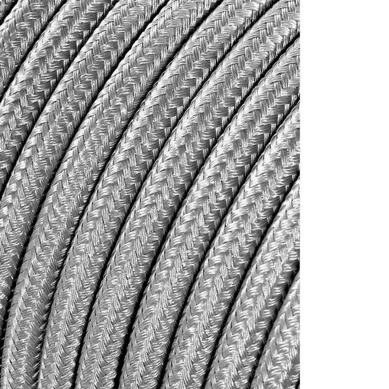 Pack De 25 Unidades - Cable Cordon Tubulaire 2x0,75mm C64 Plata 25m