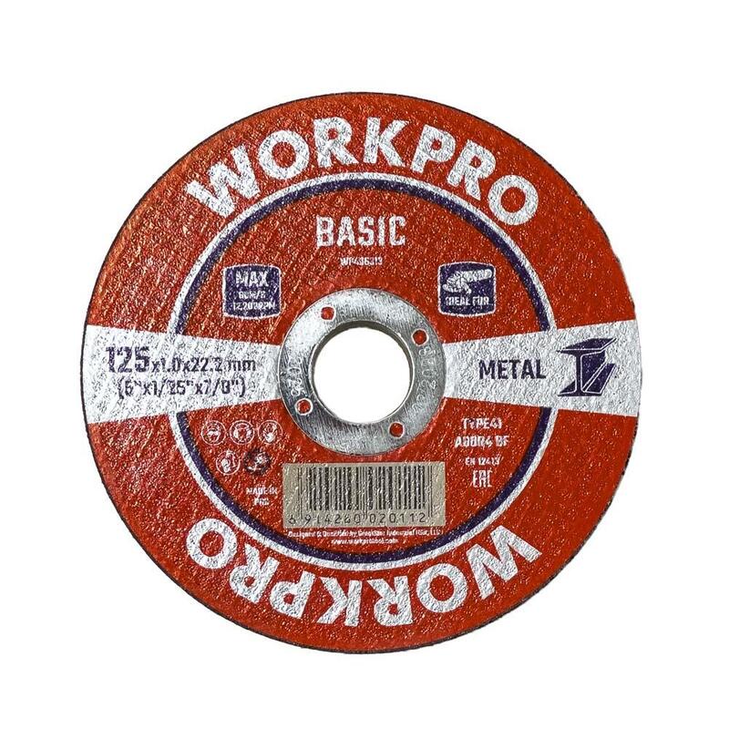 Pack De 25 Unidades - Disco De Corte Metal E Inox T41, Basic, Ø125 X 1,0 X 22,2 Mm