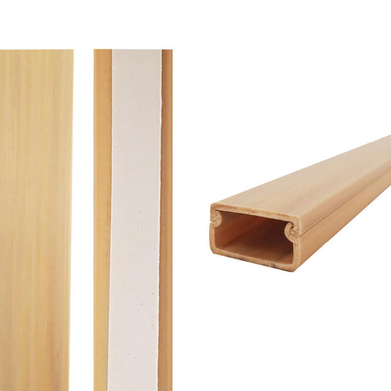 Pack De 26 Unidades - Mini Canal Adhesiva Edm 2m 19x11mm Madera Clara (Precio Por Metro)