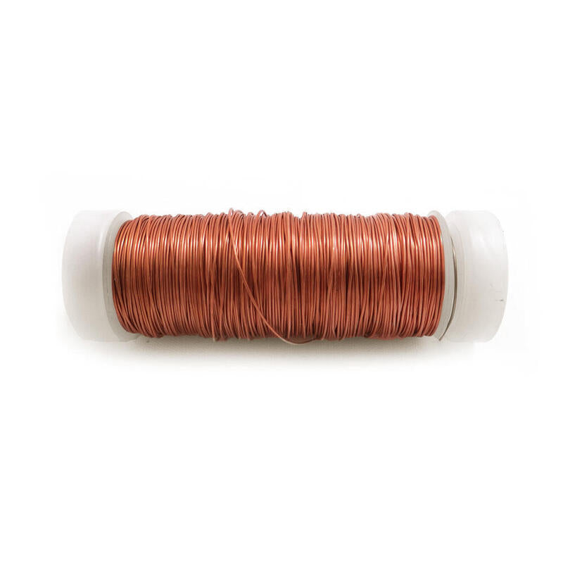 Pack De 3 Unidades - Alambre Cobre Nº 6 - 0,40mm X 50m Con Bobina
