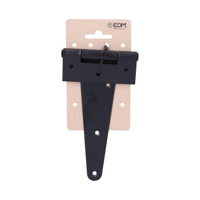 Pack De 3 Unidades - Bisagra T 150x90mm H° Negro Epoxy En Cartón Colgante Edm