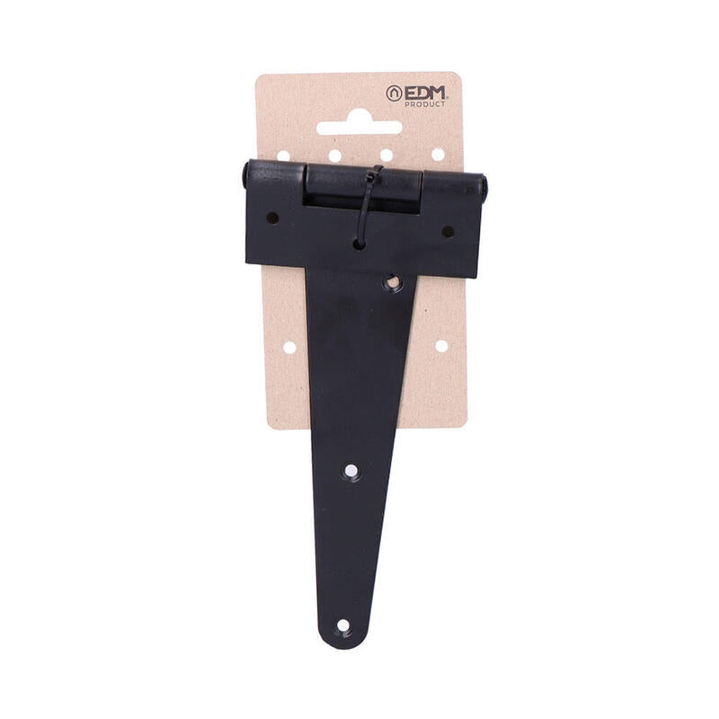 Pack De 3 Unidades - Bisagra T 175x90mm H° Negro Epoxy En Cartón Colgante Edm