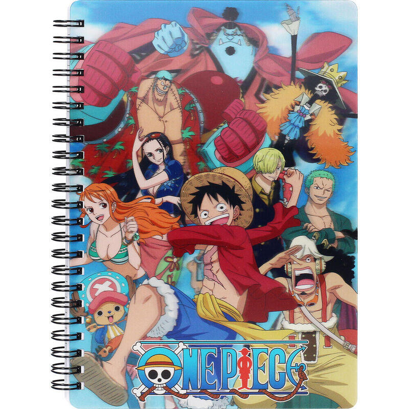 Pack De 3 Unidades - Cuaderno 3d Group One Piece