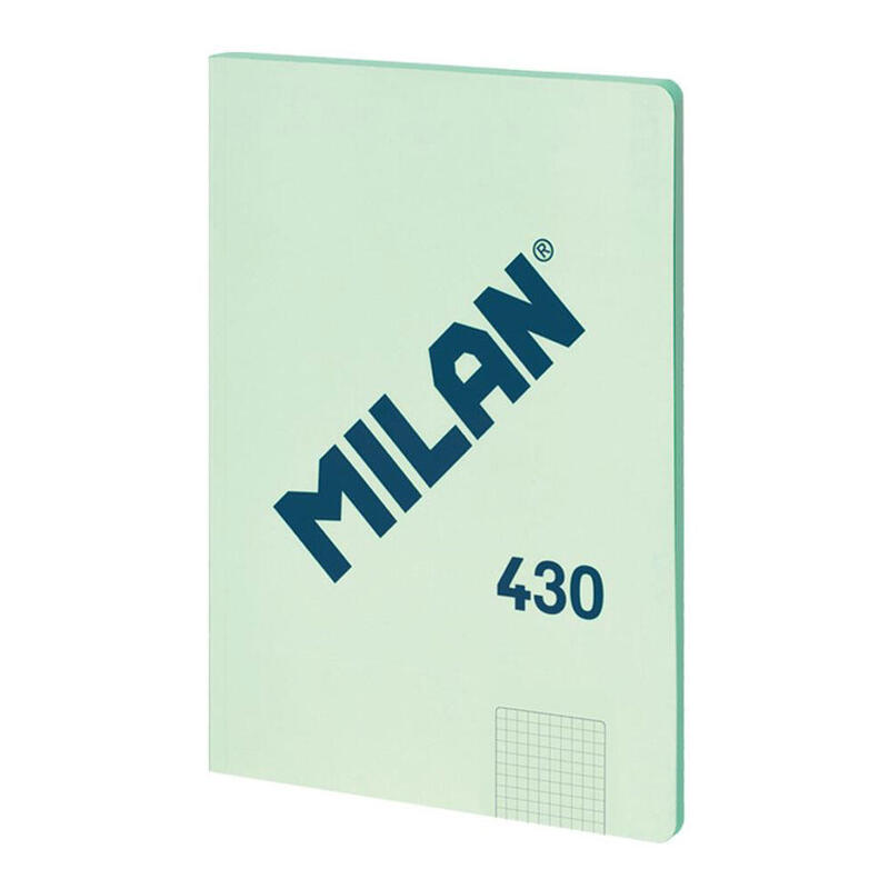 Pack De 3 Unidades - Cuaderno A4 Cuadriculado Encolado, Verde.