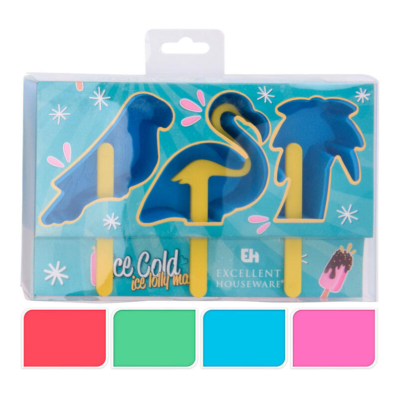 Pack De 3 Unidades - Cubitera Para Hacer Helados Infantil Modelos Surtidos