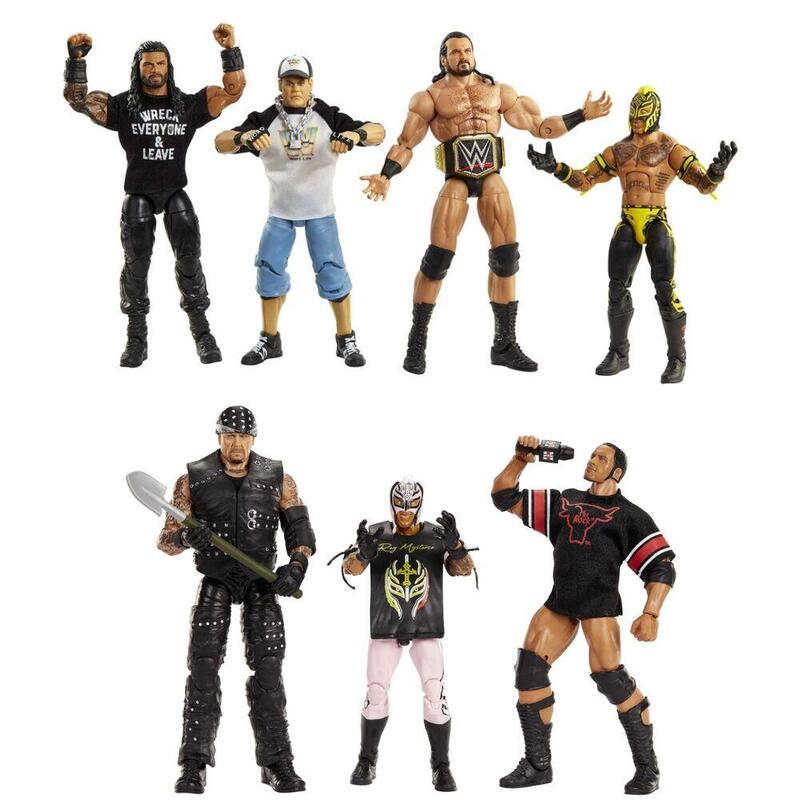 Pack De 3 Unidades - Figura Elite Top Picks Wwe 15cm Surtido