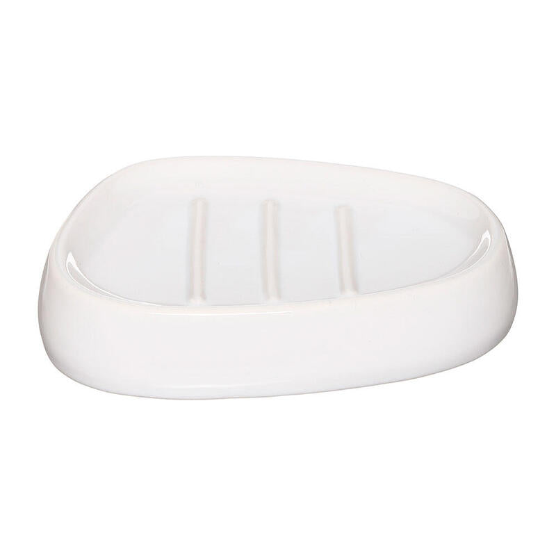 Pack De 3 Unidades - Jabonera De Baño Color Blanco