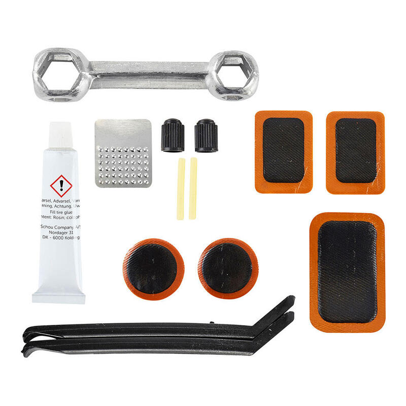 Pack De 3 Unidades - Kit Reparación Pinchazos Con Herramienta, 14 Piezas