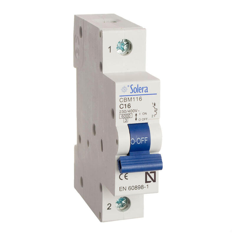 Pack De 3 Unidades - Magnetotermico Solera 1 Polo 10a C 6ka Resid/Terciario (Retractilado) Cbm110