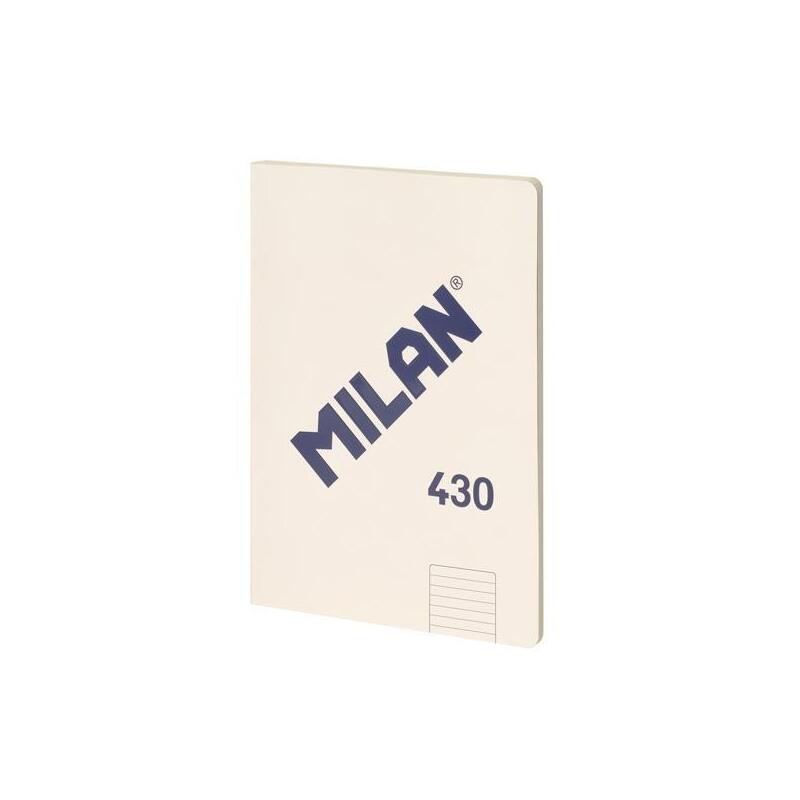 Pack De 3 Unidades Milan Libreta Encolada A4 48h Papel 95gr 1 Línea 7mm Serie 1918 Beige