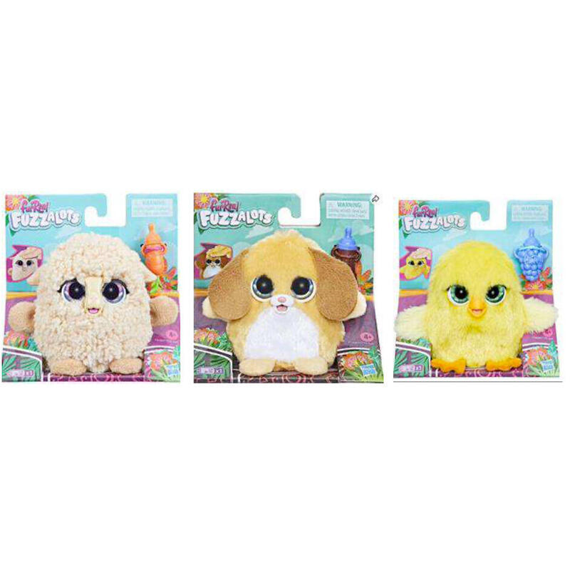 Pack De 3 Unidades - Peluche Interactivo Fuzzalots Furreal Surtido
