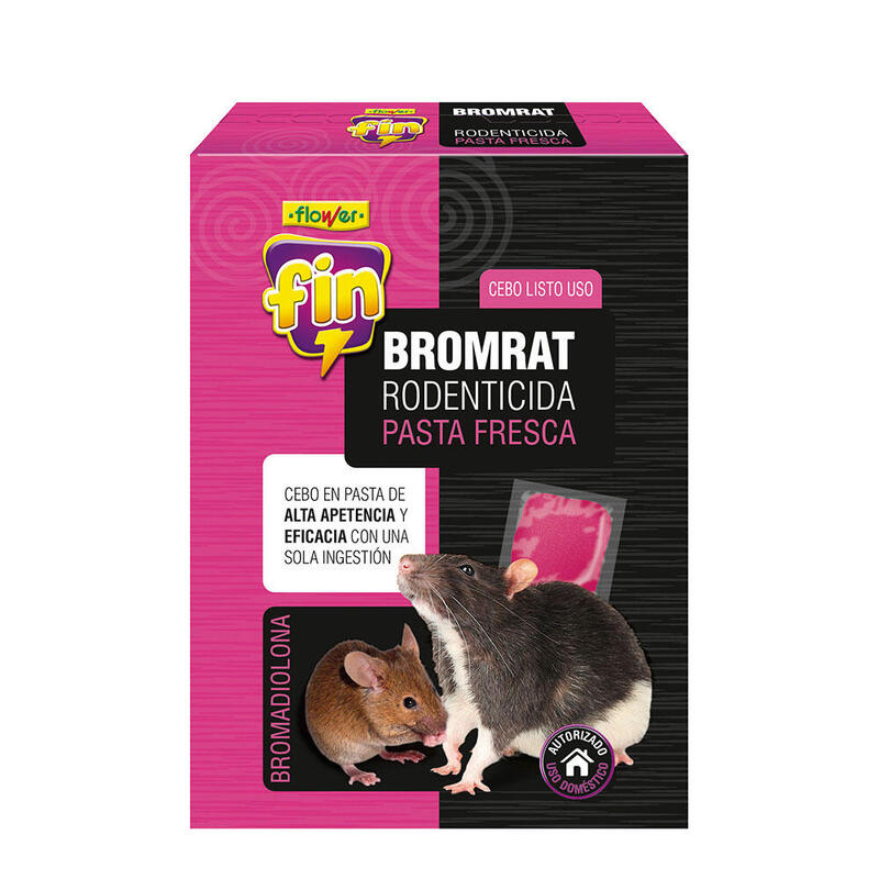 Pack De 3 Unidades - Raticida Bromrat Pasta Fresca 150 G
