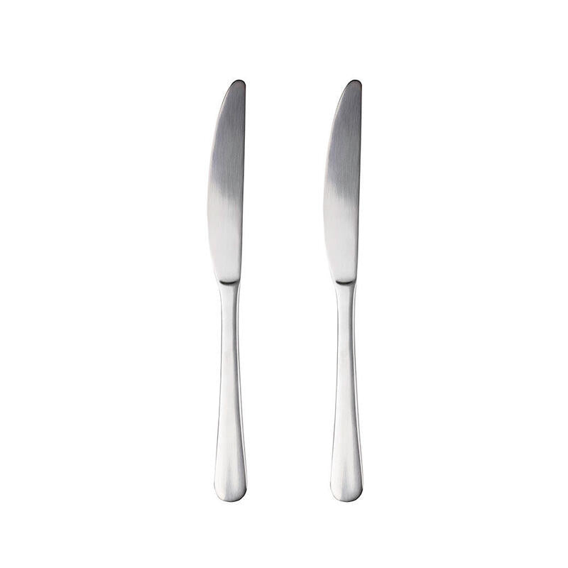 Pack De 3 Unidades - Set 2 Unid. Cuchillo De Acero Inoxidable Reciclado Brillo Natur Sg7769 San Ignacio