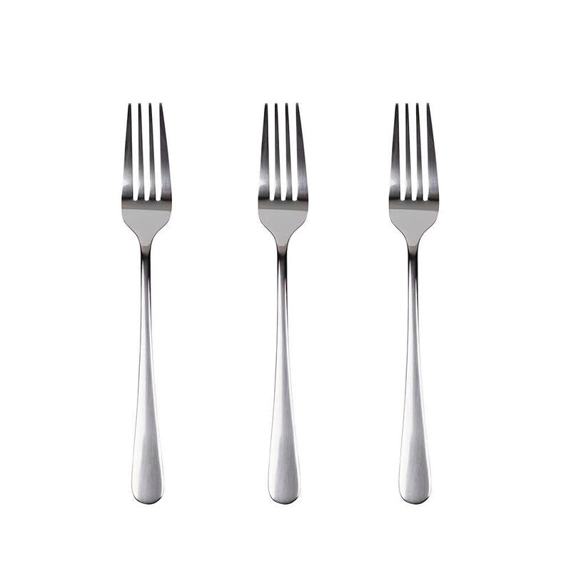 Pack De 3 Unidades - Set 3 Unid. Tenedor De Acero Inoxidable Reciclado Brillo Natur Sg7766 San Ignacio