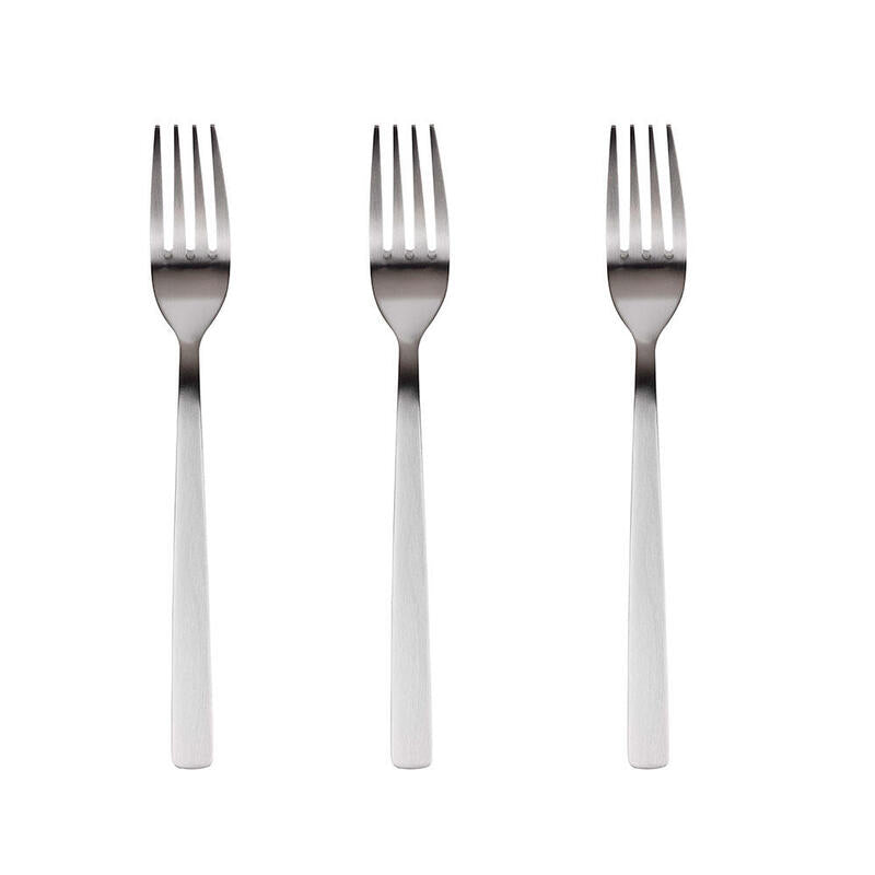 Pack De 3 Unidades - Set 3 Unid. Tenedor De Acero Inoxidable Reciclado Mate Root Sg7771 San Ignacio