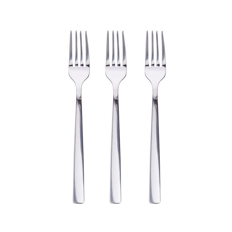 Pack De 3 Unidades - Set 3 Unid. Tenedores Para Postre De Acero Inoxidable Brillo Earth Sg7782 San Ignacio