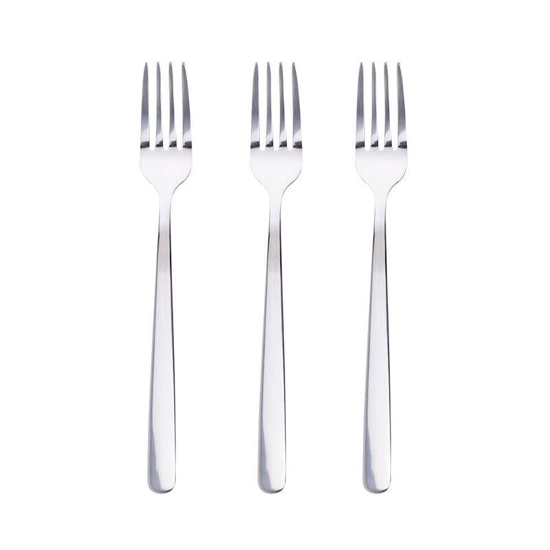 Pack De 3 Unidades - Set 3 Unid. Tenedores Para Postre De Acero Inoxidable Mate Root Sg7780 San Ignacio