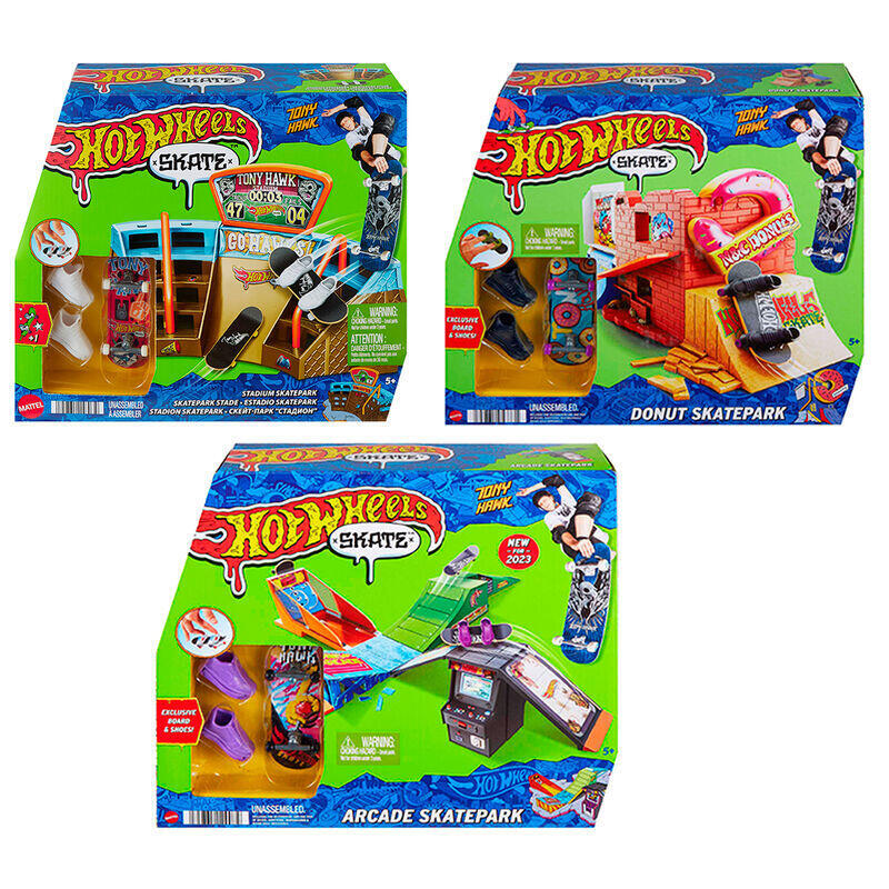 Pack De 3 Unidades - Skatepark Hot Wheels Surtido