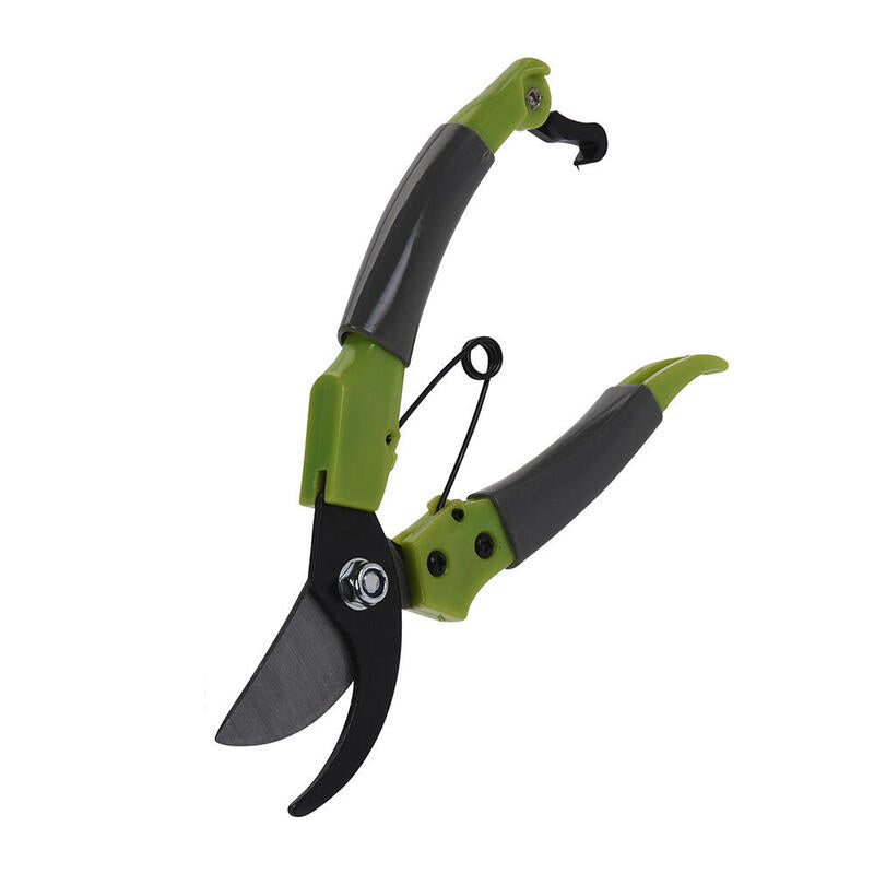 Pack De 3 Unidades - Tijeras De Poda Con Mango Verde/Negro Cuchilla De 185mm Progarden