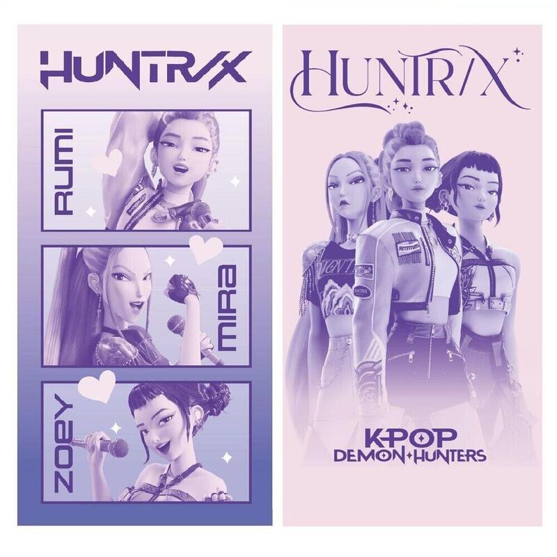 Pack De 30 Unidades - Toalla Huntrix Kpop Demon Hunters Microfibra Surtido