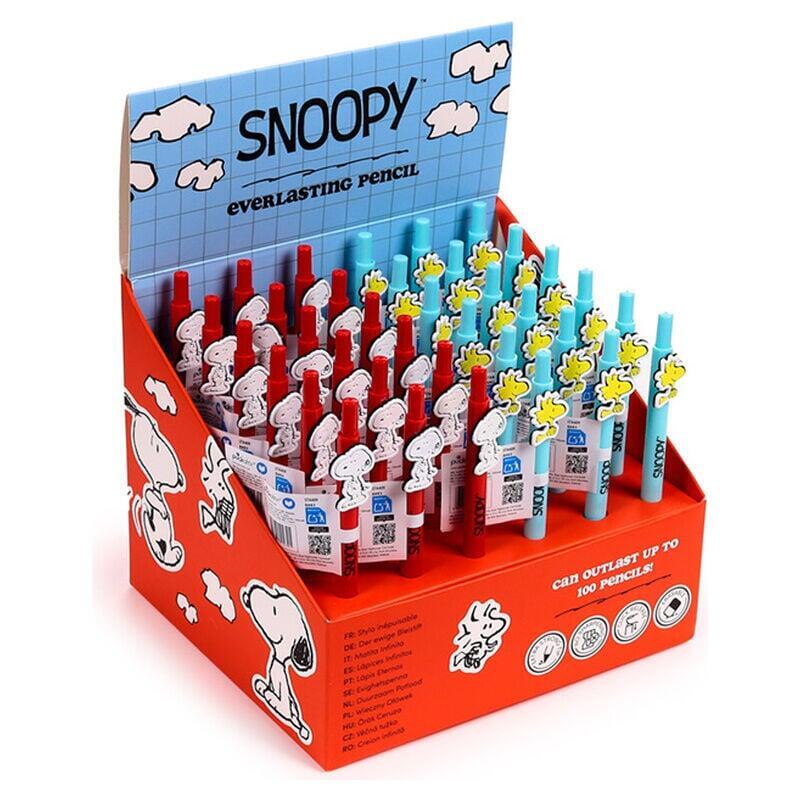 Pack De 36 Unidades - Lapiz Eterno Peanuts Snoopy & Woodstock Surtido