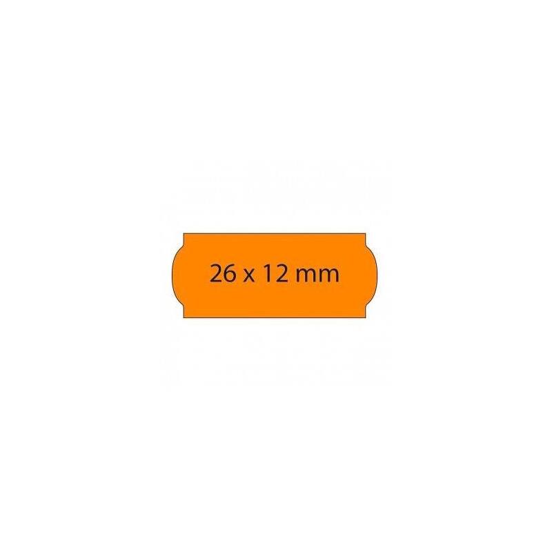 Pack De 36 Unidades Swing Etiquetas Adhesivas Removibles Open Para Precios 26x12mm Rollo 1500 Naranja Flúor