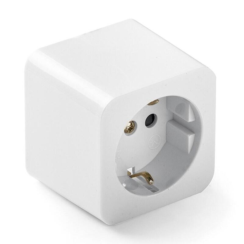 Pack De 4 Unidades - Base De Superficie Cuadrada Tt 16a 250 V, Blanca