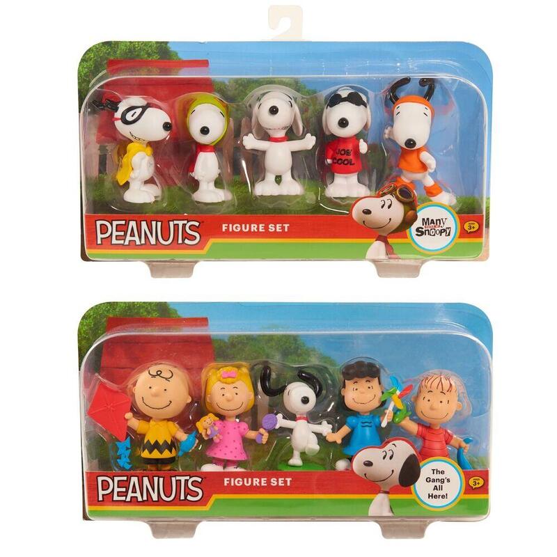 Pack De 4 Unidades - Blister 5 Figuras Snoopy Peanuts Surtido