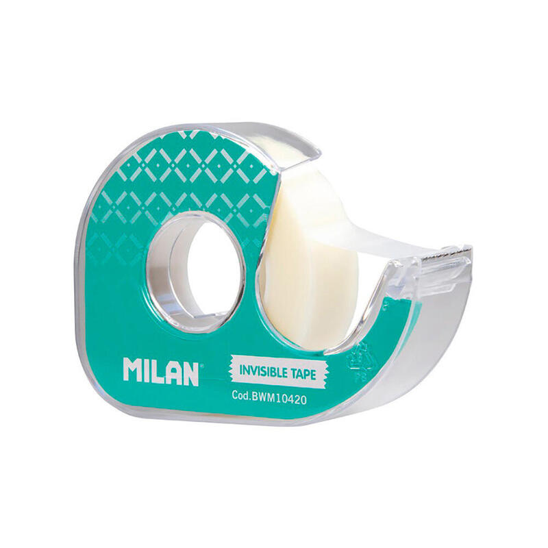 Pack De 4 Unidades - Blister Con Cinta Adhesiva Invisible 19mm X 33m Milan