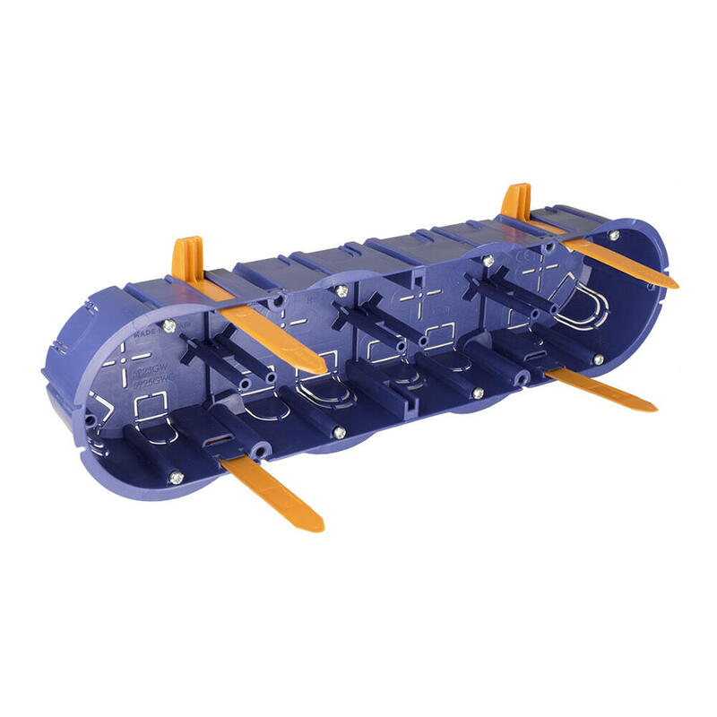 Pack De 4 Unidades - Caja De Mecanismos Para Empotrar 281x68x46mm Solera 5925gw