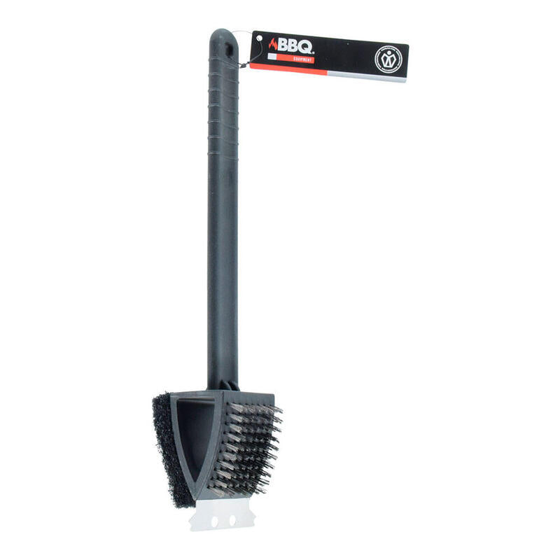 Pack De 4 Unidades - Cepillo De Barbacoa 3 En Uno, 37 Cm