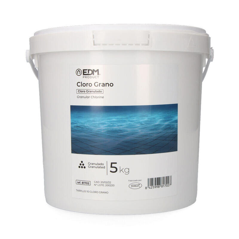 Pack De 4 Unidades - Cloro Granulado 5kg Fusion Edm