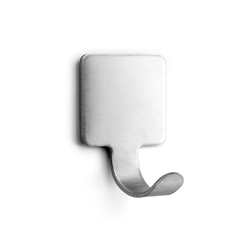 Pack De 4 Unidades - Colgador Adhesivo Gancho Acero (Blister 2 Unid.) Inofix