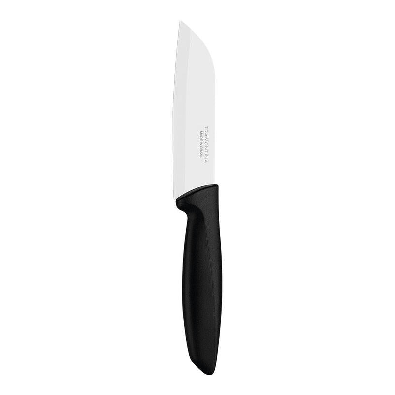 Pack De 4 Unidades - Cuchillo Santouku 5" Plenus Negro 12,7cm Tramontina