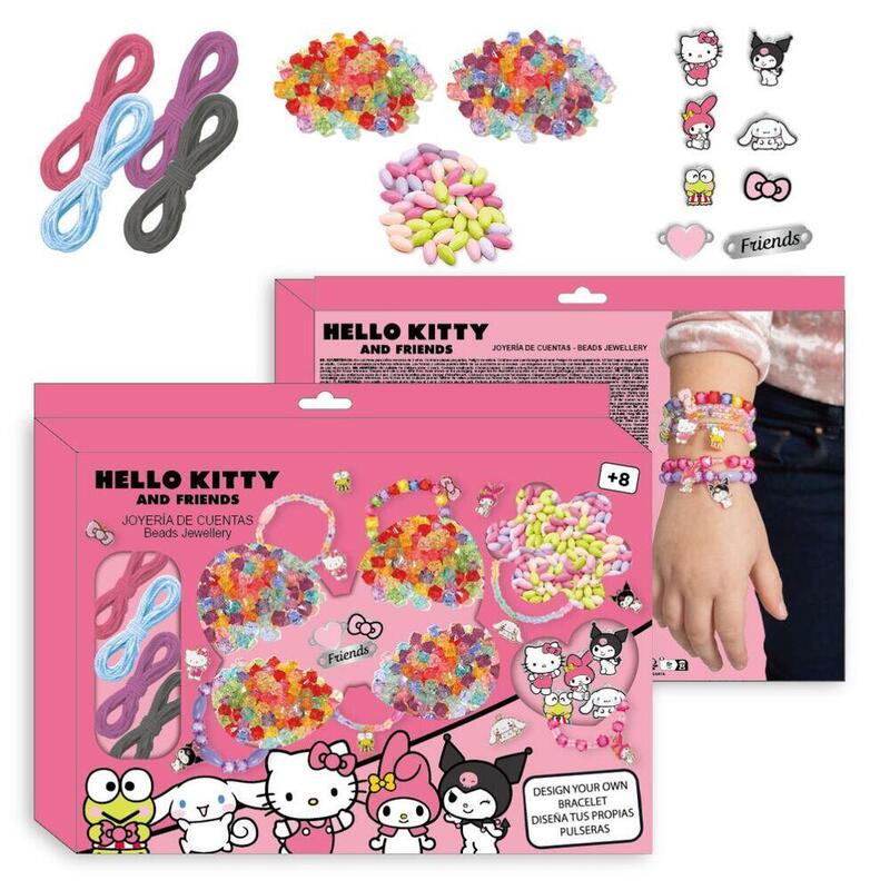 Pack De 4 Unidades - Diseña Tus Propias Pulseras Hello Kitty And Friends