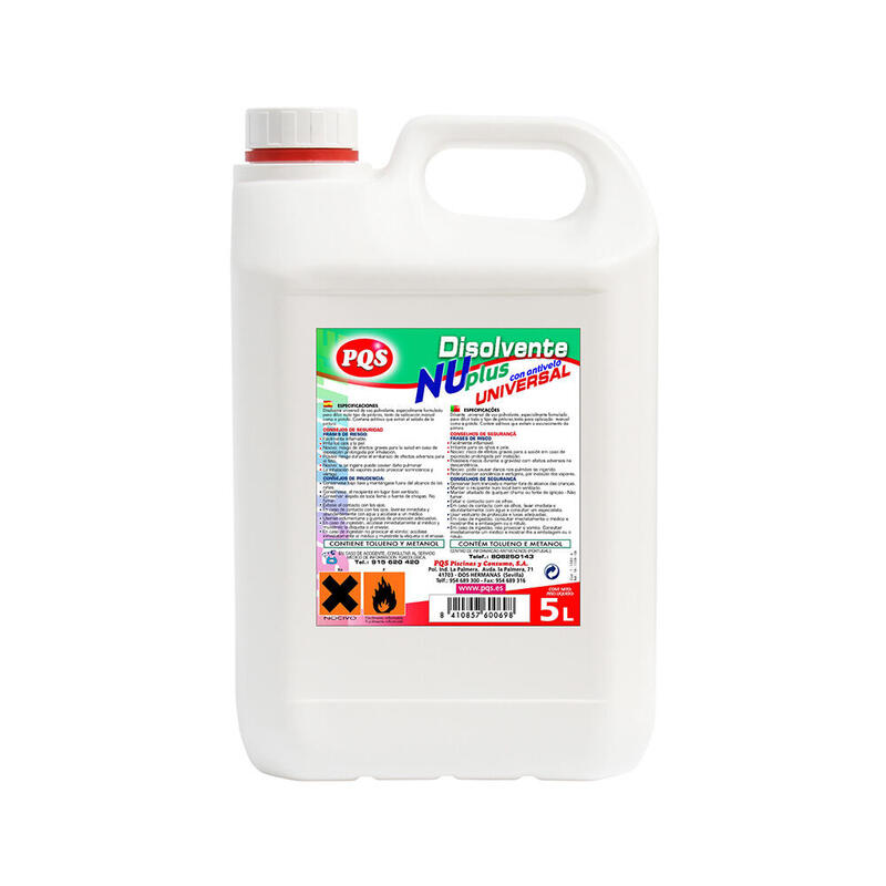 Pack De 4 Unidades - Disolvente Nu Garrafa 5l Pqs