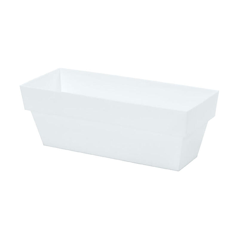 Pack De 4 Unidades - Jardinera Limited 10x25cm Blanco Plastiken